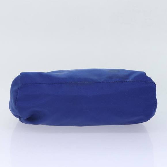 PRADA Pouch Nylon Blue Silver Auth 87469 - Picture 6 of 16
